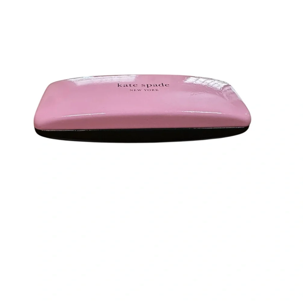 Kate Spade Patent Leather Glasses Case Pink Green‎